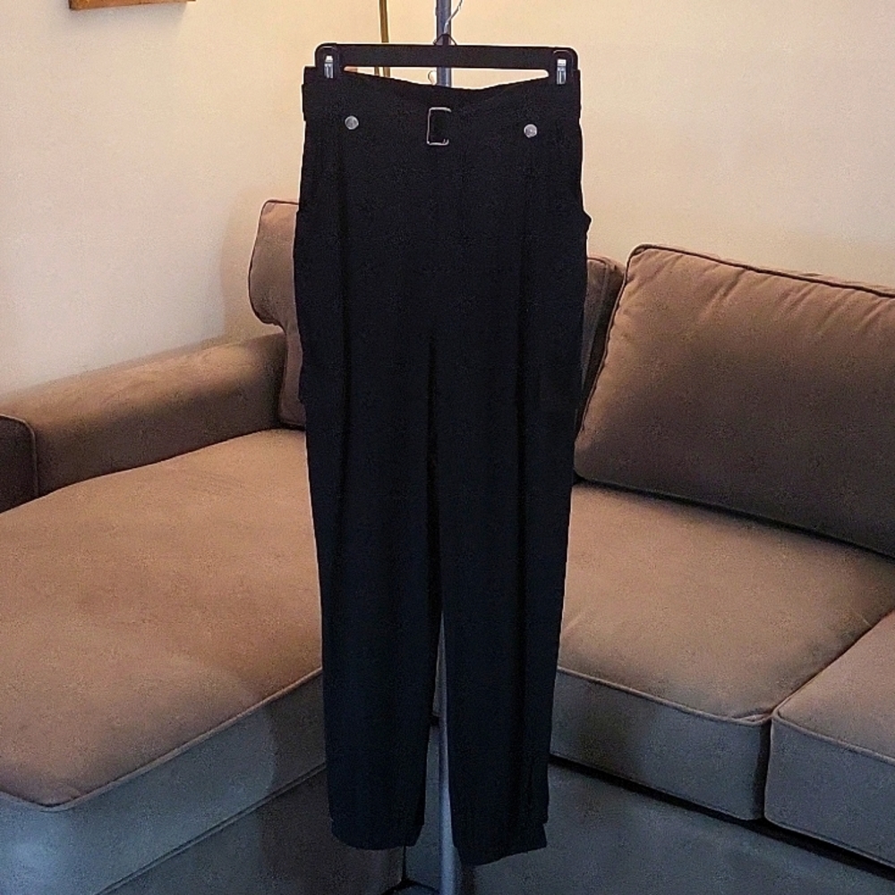 Belted cargo pants